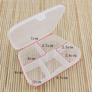 1pc Pills Medicine Box Case Storage Organizer Holder 5 Slots TranspaS Kw