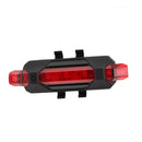 Bright Bicycle Light Rechargeable Tail Light Set Road Safety Accessory Red