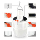 110V-220V Energy Saving LED Intelligent Lamp Emergency light Rechargeable Bulb