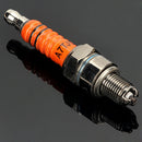 1pcs Racing Spark Plug Scooter 110CC 3 Electrode ATV Pit Dirt Bike Quad