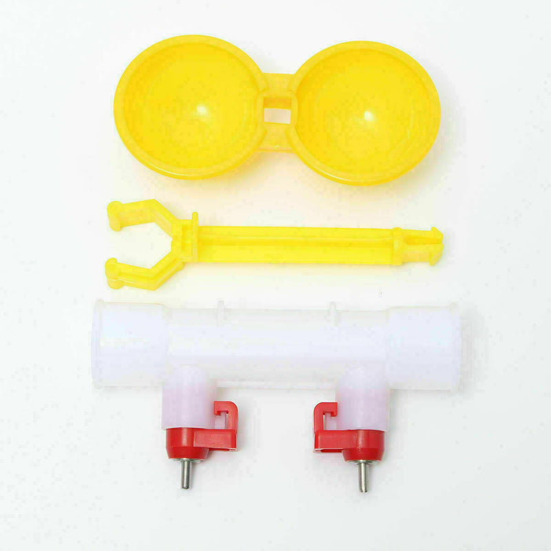 Bird Coop Double Cups Automatic GeflÃ¼gel-Wasser, the trinocular