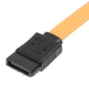 40cm SATA HDD Hard Drive Optical Drive Double Chip Data Cable with Buckle A
