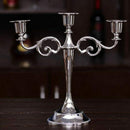3-Candle Metal Candelabra Tall Candle Holder Wedding Event Candelabra Candl B8W3