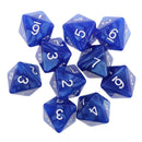 10pcs 8 Sided Dice D8 Polyhedral Dice for  Roley playing