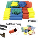 164pcs Heat Shrink Tubing Insulated Shrinkable Tube Wire Cable Sleeve Kit BX