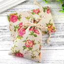30 Pack Rose Drawstring Bags Burlap Flower Pouch Bags Gift Bags Jewelry Pou U3R2