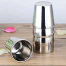 2pcs Metal Pint Cups Tumbler Party Camping Picnic Travel Mug Cup 180ml