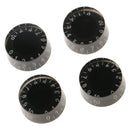 4 Pieces Electric Guitar Speed Control Knobs Button Replacement Musical