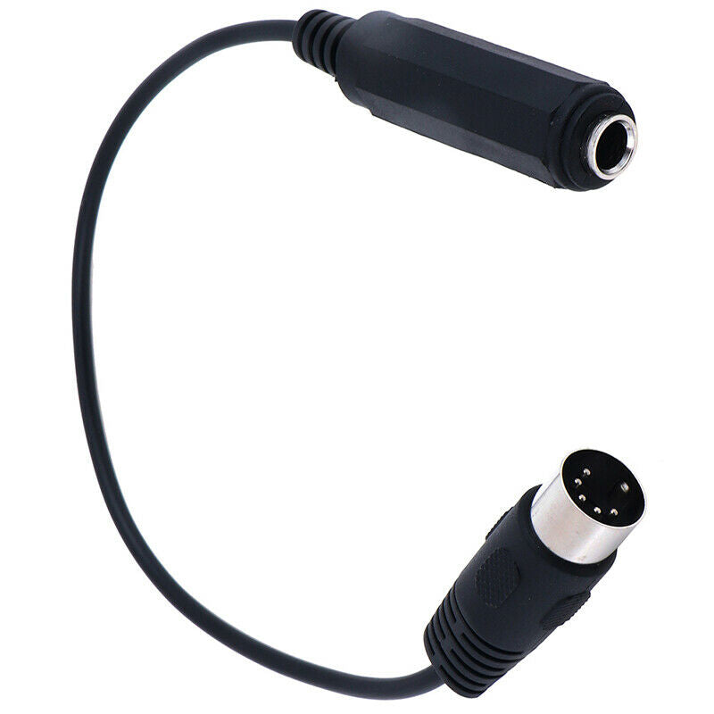 Stereo Audio Extension Cable MIDI 5-Pin Monoprice 6.35mm 1/4 Inch Female TRSFT