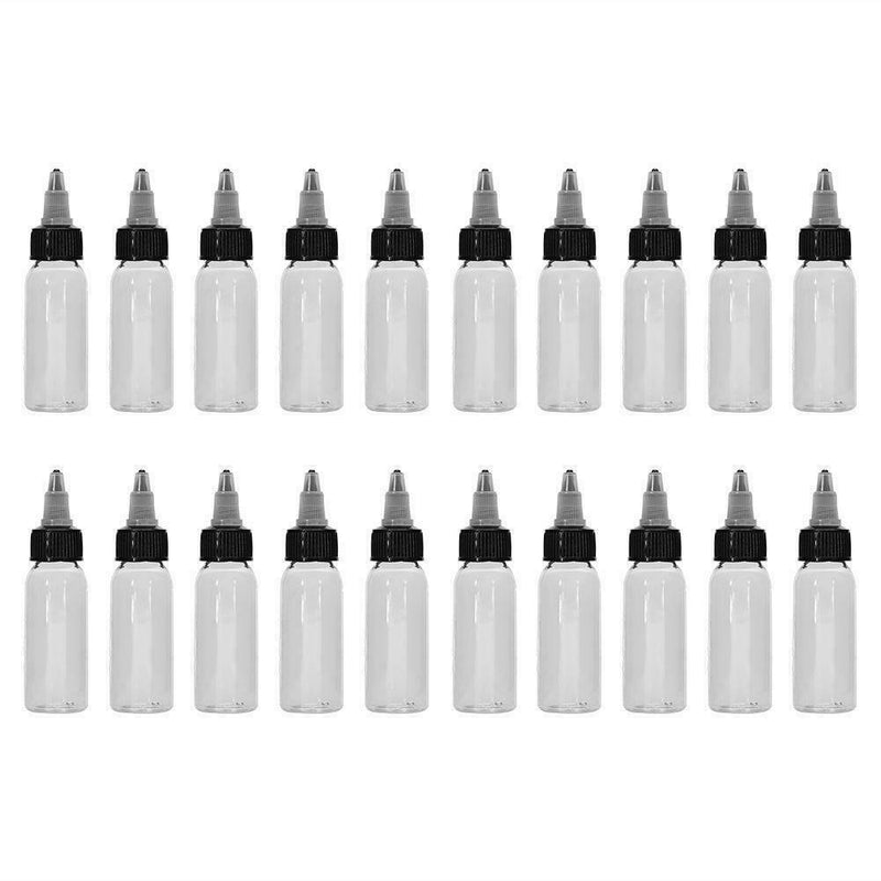 30 ml 1 OZ Twist Cap Empty Plastic Ink Pigment X6O3 P7M9 Tatto Bottle T0M7