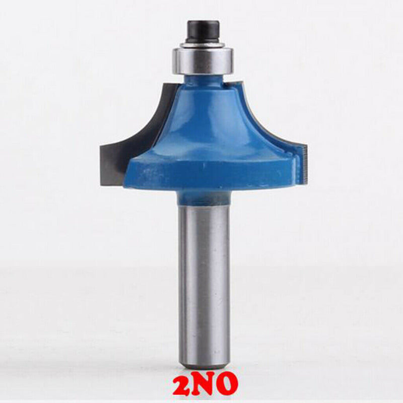 2 X Durable Cemented Carbide End Milling Trimmer 8mm Milling Cutter