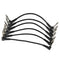 Pack of 6 Electric Guitar Patch Cables Right Angle 6.35mm Jack for Effect Pedals
