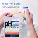 3.8-5.4 Range 0.3 DF Precision PH Test Paper 2-color Contrast Test Strip
