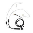 3.5mm Stereo Air Tube Wired Earphone Anti-radiation Binaural Headsets Noise
