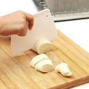 1pc Plastic Dough Cake Scraper Plain Smooth Jagged Edge Spatulas Cutters3C