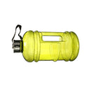 75oz Gym Water Container Fitness Dumbbell Training Lifting Sports Jug,Yellow