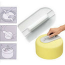 2PCS Kitchen Baking Mold Tools For Cake Pastry Cupcake Cake Smoother Polisher