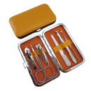 7pcs Nail Care Cutter Cuticle Clipper Manicure Pedicure Kit Case Gift Set OZ