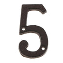 2x Iron Metal Door Number Sign Plaque Apartment Street Address Plaque 2 5