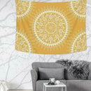Yellow Polyester Tapestry Wall Hang Carpet Beach Picnic Mat Bedroom Decor