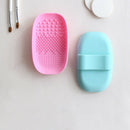 Green Brush Cleaner Cosmetic Make Up Washing Brush Gel Cleaning Mat Foundat L8Y4