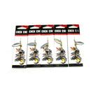 1 Pcs Metal Fishing Bait Metal*Spinner Shine Lures with Hook Fishing Gears 3c