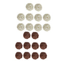 20 Pieces Natural Rattan Wicker Ball Christmas Tree Ornament Decoration 5cm