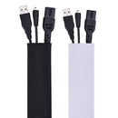 203cm Cable Management Organizer Neoprene Cord Wire Cover Hider Sleeve