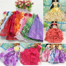 10 Pcs Princess Dress with Lace for  s Classic Play House Accessories JR