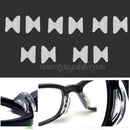 New Clear 5 Pairs Non-slip Silicone Air Chamber Nose Pads For Glasses Eyeglasses