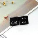 Clothing Bags Alloy Enamel Badge Women Men Computer Key Brooch Jewelry (1) A