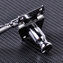 4set Chrome Open Bass Guitar Part Machine Heads Knob Tuning Peg Tuner Right Hand