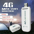 4G LTE Unlock WiFi Router 150Mbps USB Dongle Wireless Modem Broadband Hotspot