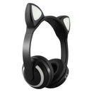 Wireless Bluetooth Headphones Cat Earphones On-Ear Stereo Headset For