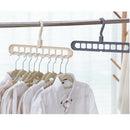 5X(Multi-Port Support Circle Clothes Hanger Clothes Drying Rack Multifunct I2D9)