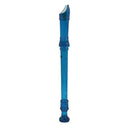 Plastic 8 Holes Soprano Descant Flute+Cleaning Rod for Beginner Gift Blue