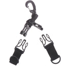 Outdoor Webbing Backpack Clips Nylon Ribbon Buckle D-Type Hanging Ring Keych BX