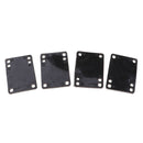Set of 4 Skateboard Riser Pads Longboard Rise Pad, Soft Longboards Shockpads,