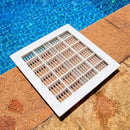 Swimming Pool Floor Drain Cover Abs Replacement Square Main Drain Water Pip