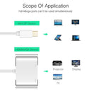 4Kx2K 1080P 2 in 1 Mini Displayport DP to HDMI VGA Adapter Converter Cable A