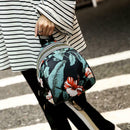 Women Flower Floral Printing Backpacks Teenager Girls Travel School Bags