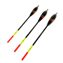 3pcs Rock Fishing Floats Balsa Wood Floats Bobbers Buoy Copper Head 3 Size
