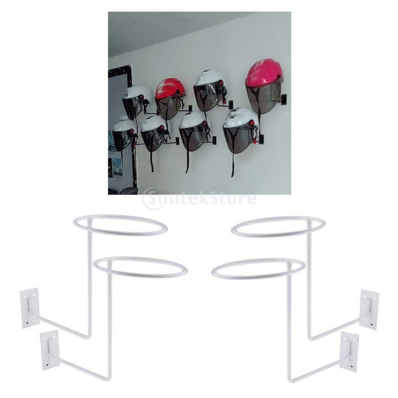 4 Pieces Helmet Holder Hook Bags Rack Hanger