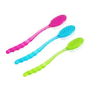 3PCS Long Handled Plastic Bath Shower Back Brush Scrubber Skin Cleaning Bru