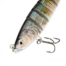 140mm 27g 5.5inch 8-segment Multi Jointed Fishing Life-like Hard Lure Swimb O9O5