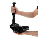 Flexible Powerful Unclog Toilet Plunger Bathroom Drain Pressure Tool High Z A3M7