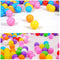100pcs Eco-Friendly Colorful Ocean Wave Soft Balls Pool Outdoors Baby Toys