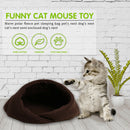 Warm Fleece Pet Sleeping Bag Nest Soft Kennel Cats Dog Bed House (Brown M) A