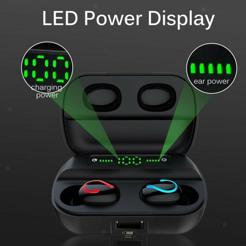 Q82 Wireless Earbuds Bluetooth Headphones with Charging Case Digital