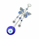 Oval Blue Evil Eye Amulet Wall Hanging Decor Blessing Protection New I3S4